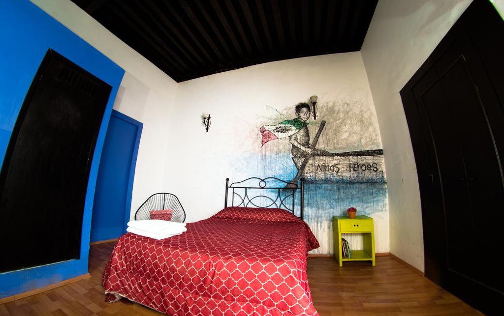 Gente de Más Hostel Puebla de Zaragoza Esterno foto