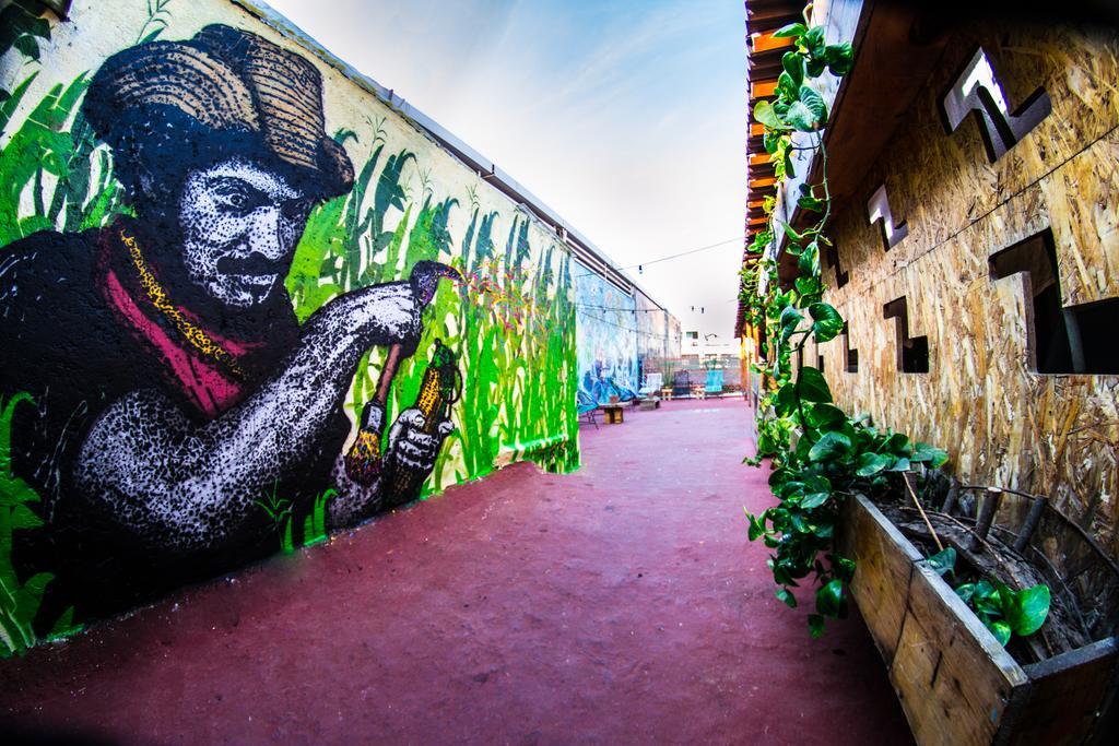 Gente de Más Hostel Puebla de Zaragoza Esterno foto